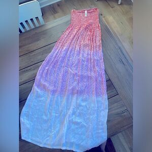 COOLCHANGE from New York strapless dress; Size Small Length 47 inches. Stretchy!